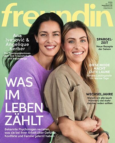 Freundin 9/2024 "Was im Leben zählt" Contemporary literature