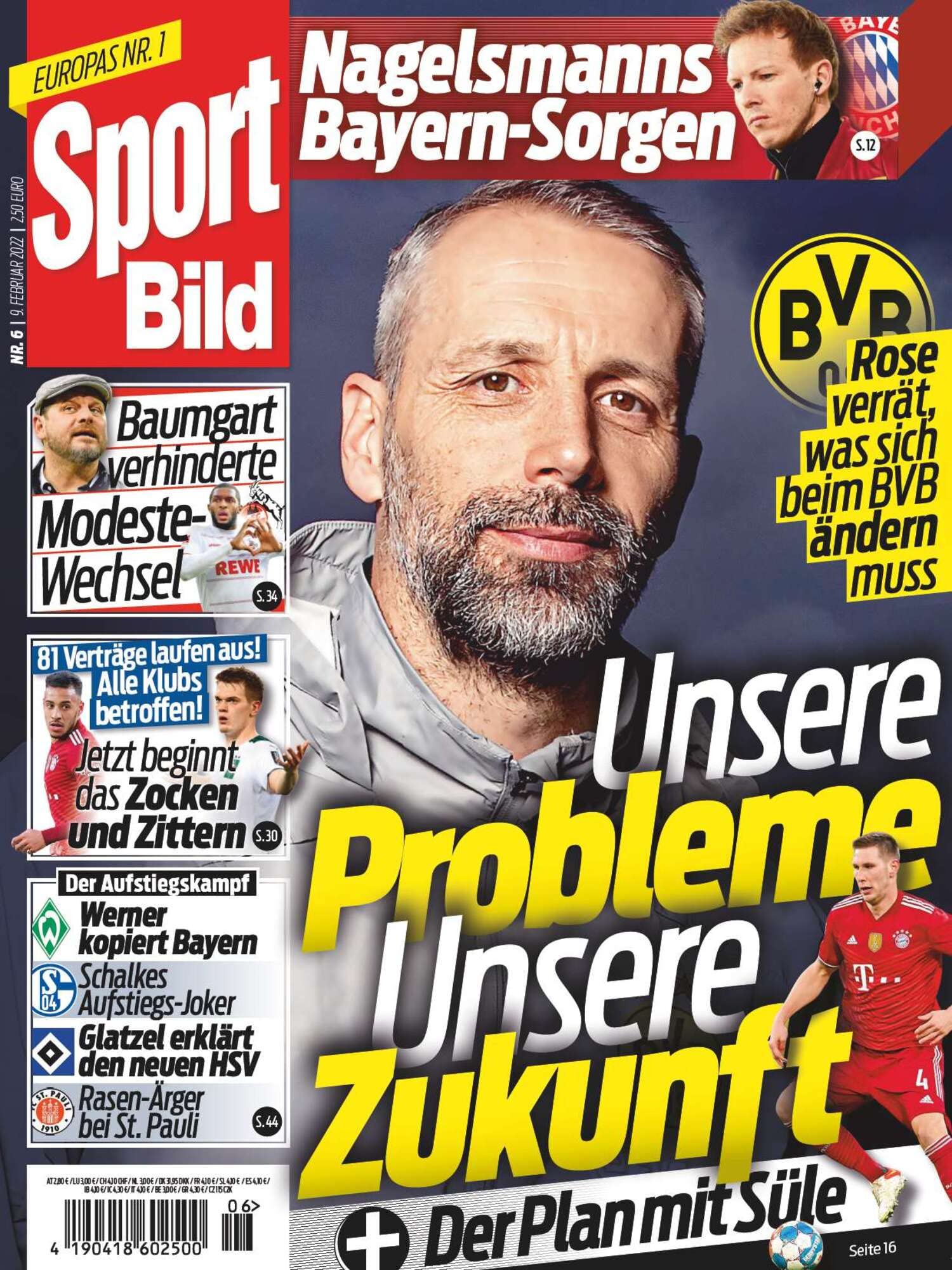 SPORT BILD 35/2022 "Die Bayern-Tricks fürs Triple" Leisure & Fun