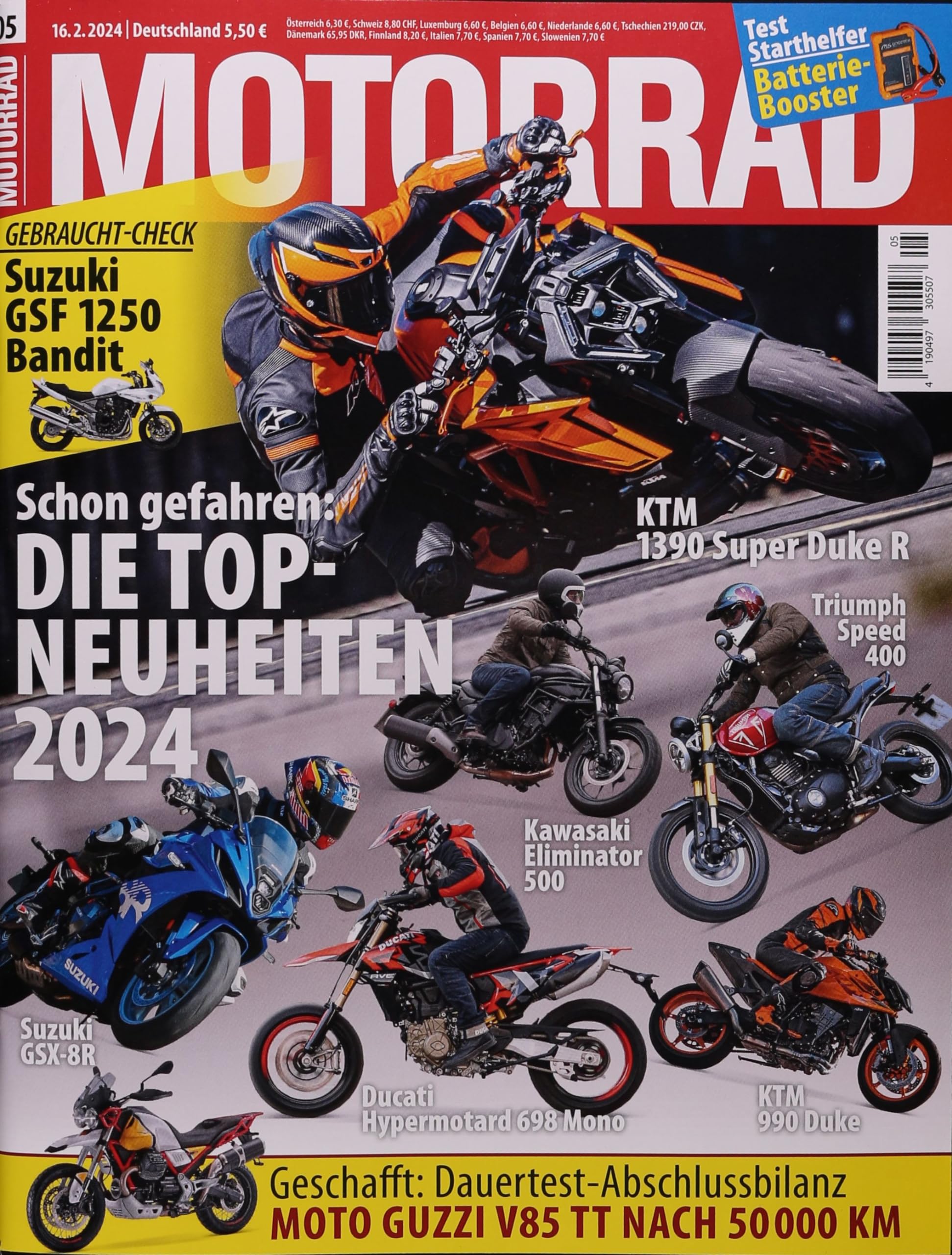 Motorrad 5/2024 "Die Top-Neuheiten 2024" Business & Technology