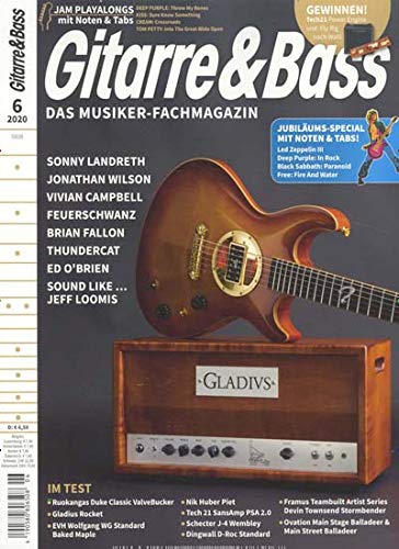 Gitarre & Bass 6/2020 "Gladivs" Gitarre & Bass Book book