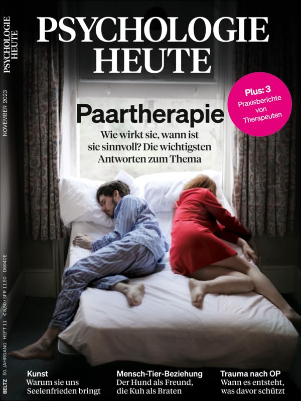 Psychologie Heute 11/2023 "Paartherapie" Hobbies & Crafts Books