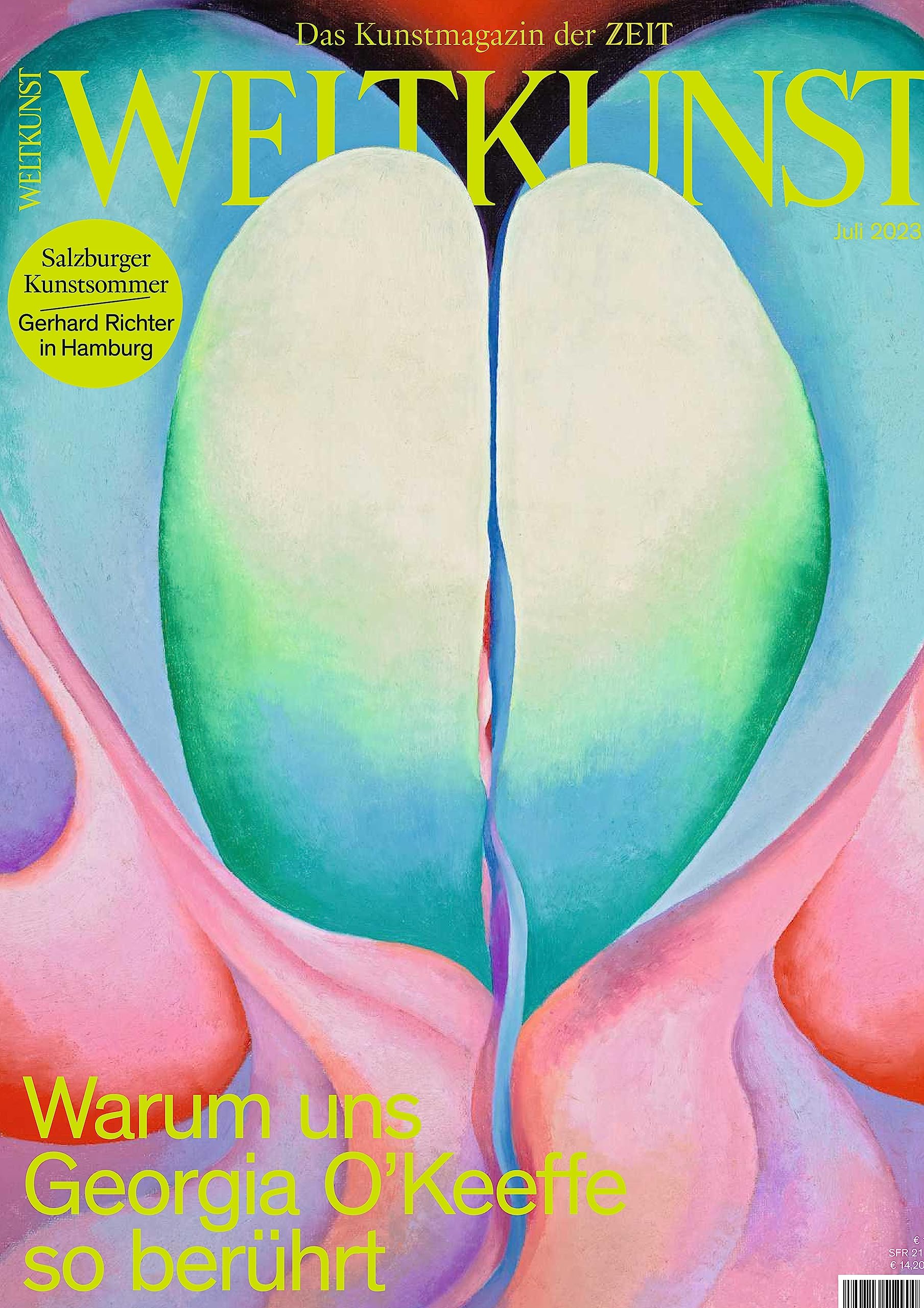 WELTKUNST 214/2023 " Warum uns Georgia O'Keeffe so berührt " Hobbies & Crafts