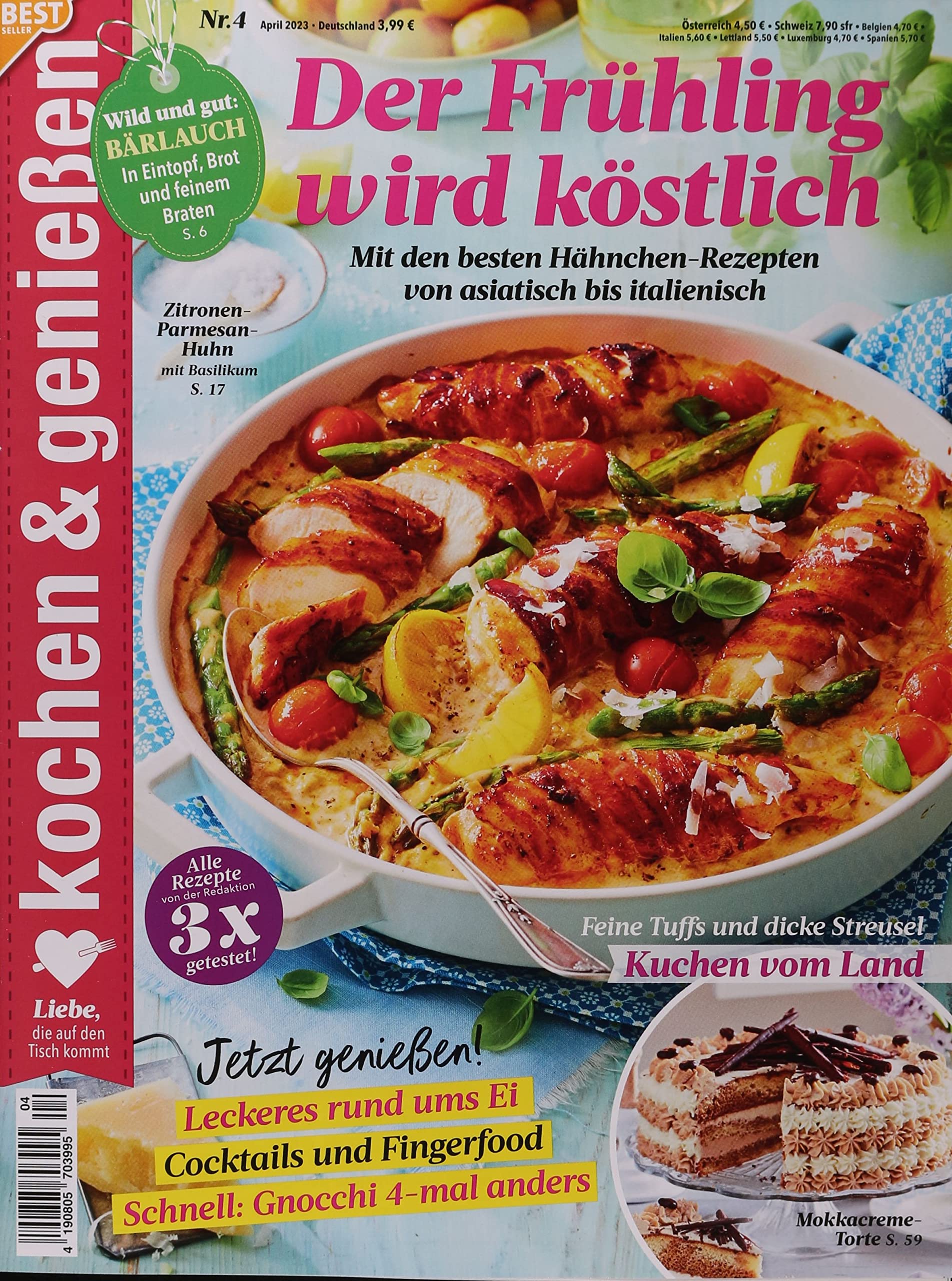 Kochen und Geniessen 4/2023 "Der Frühling wird köstlich" Cooking & Enjoying