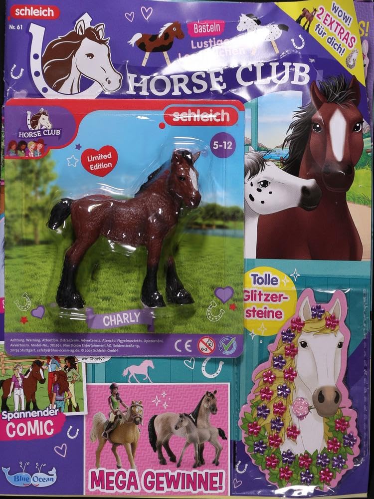 Horse Club 61/2025 "Extra: Shire Horse Charly + Glitzer-Steine" Books