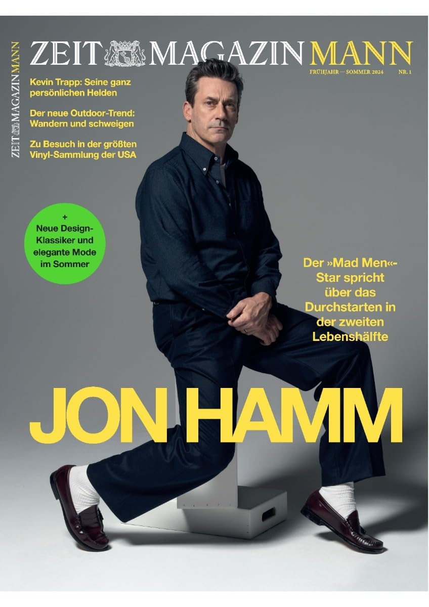ZEITmagazin Mann 1/2024 "Jon Hamm" Lifestyle