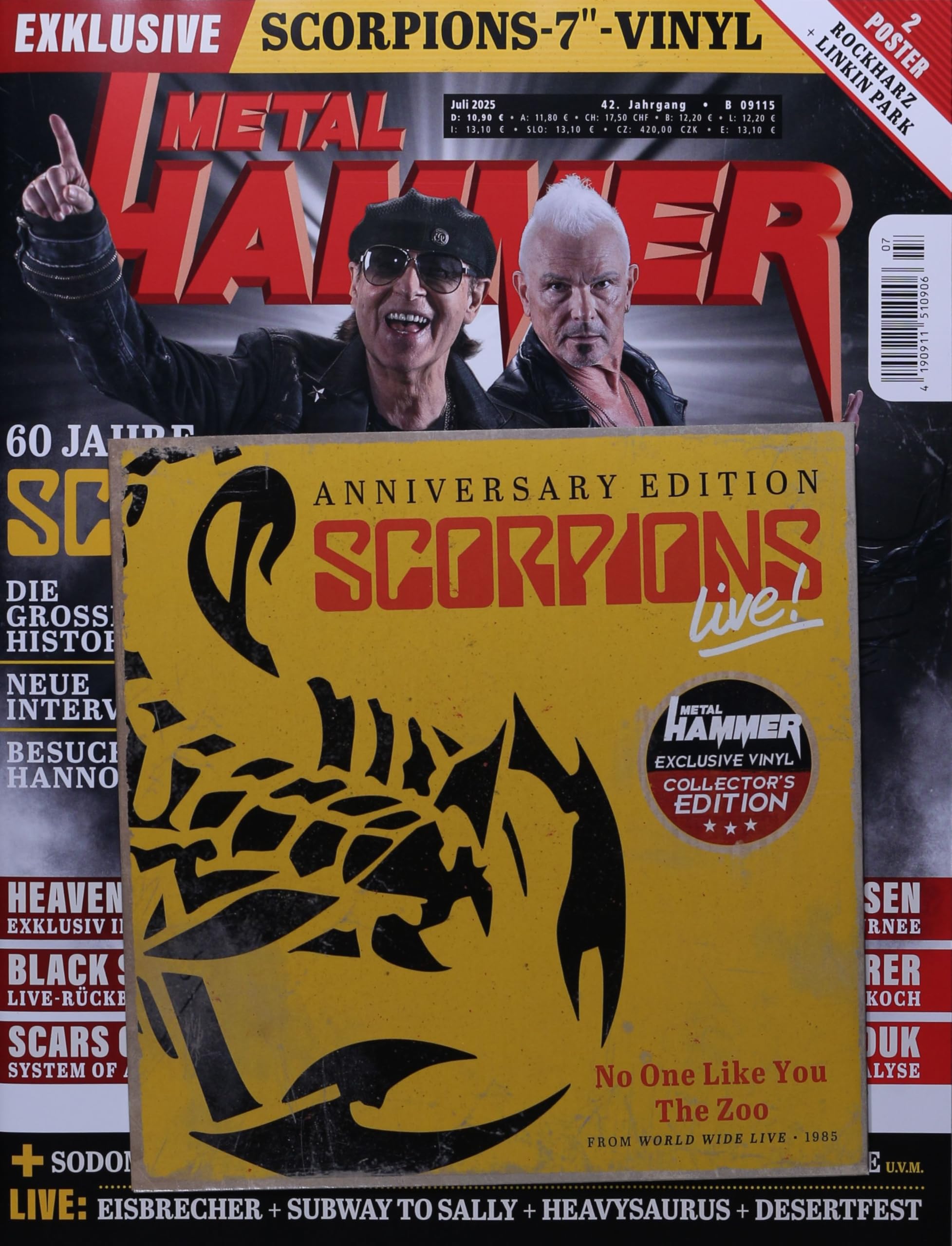 Metal Hammer 7/2025 "Scorpions / 7''-Vinyl" Books