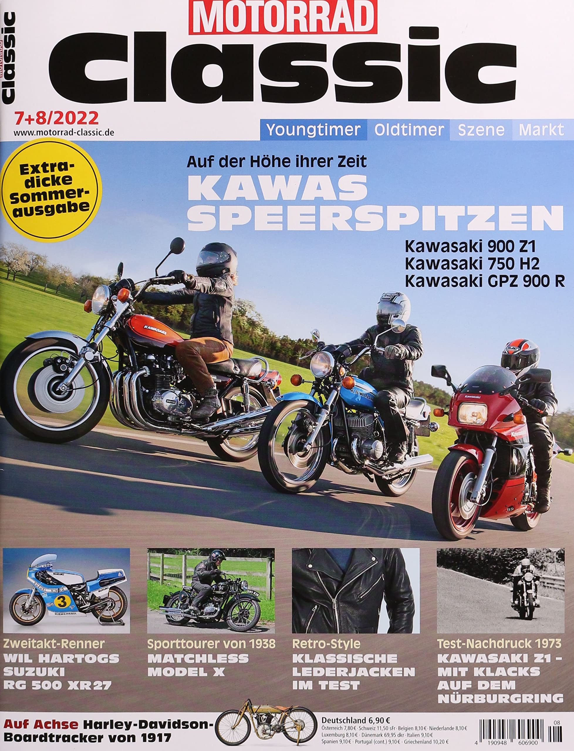 Motorrad Classic 8/2022 "Kawas Speerspitzen" Business & Technology
