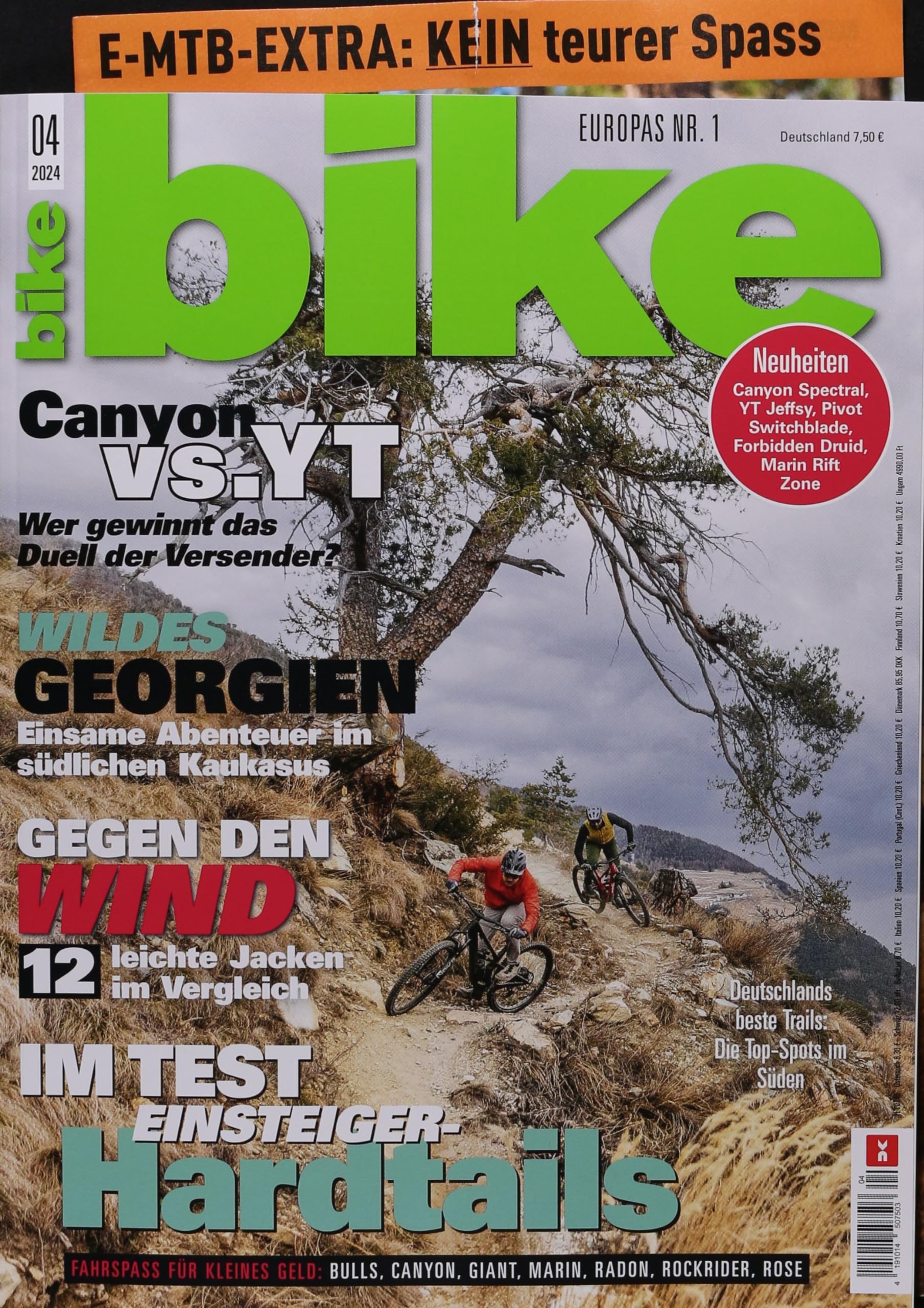 Bike 4/2024 "Im Test Einsteiger-Hardtails" Leisure & Fun