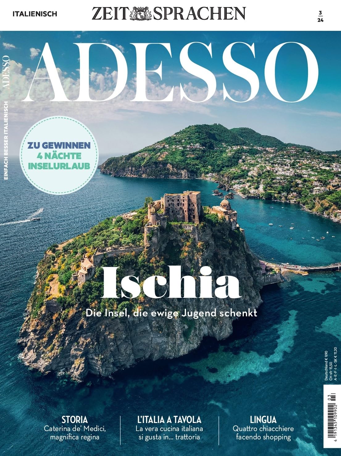 ADESSO 3/2024 "Ischia/ Zu gewinnen: 4 Nächte Inselurlaub" Hobbies & Crafts