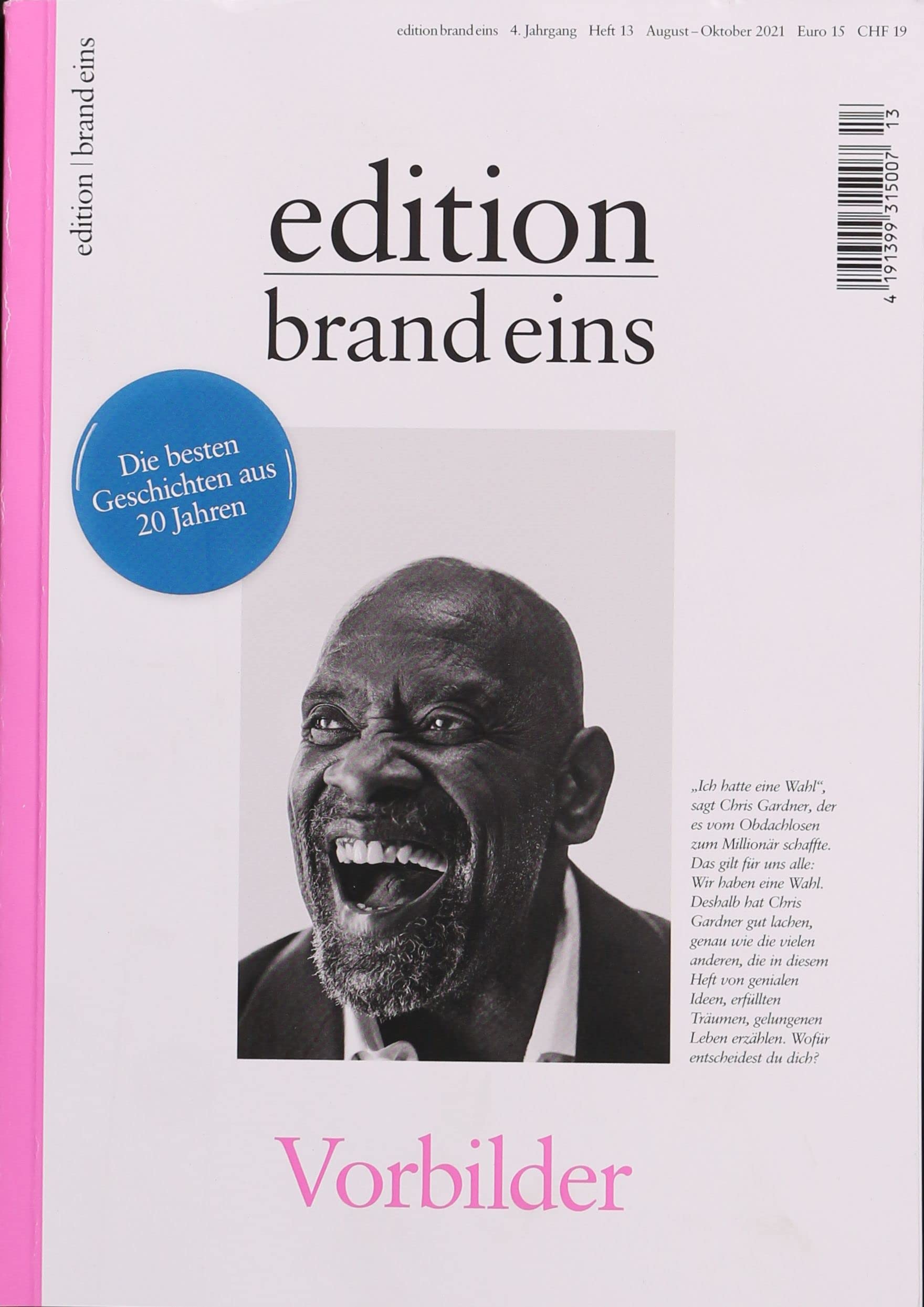 brand eins edition 13/2021 Politics & History