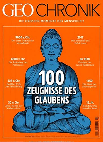 GEO CHRONIK 2/2018 "100 Zeugnisse des Glaubens" Books