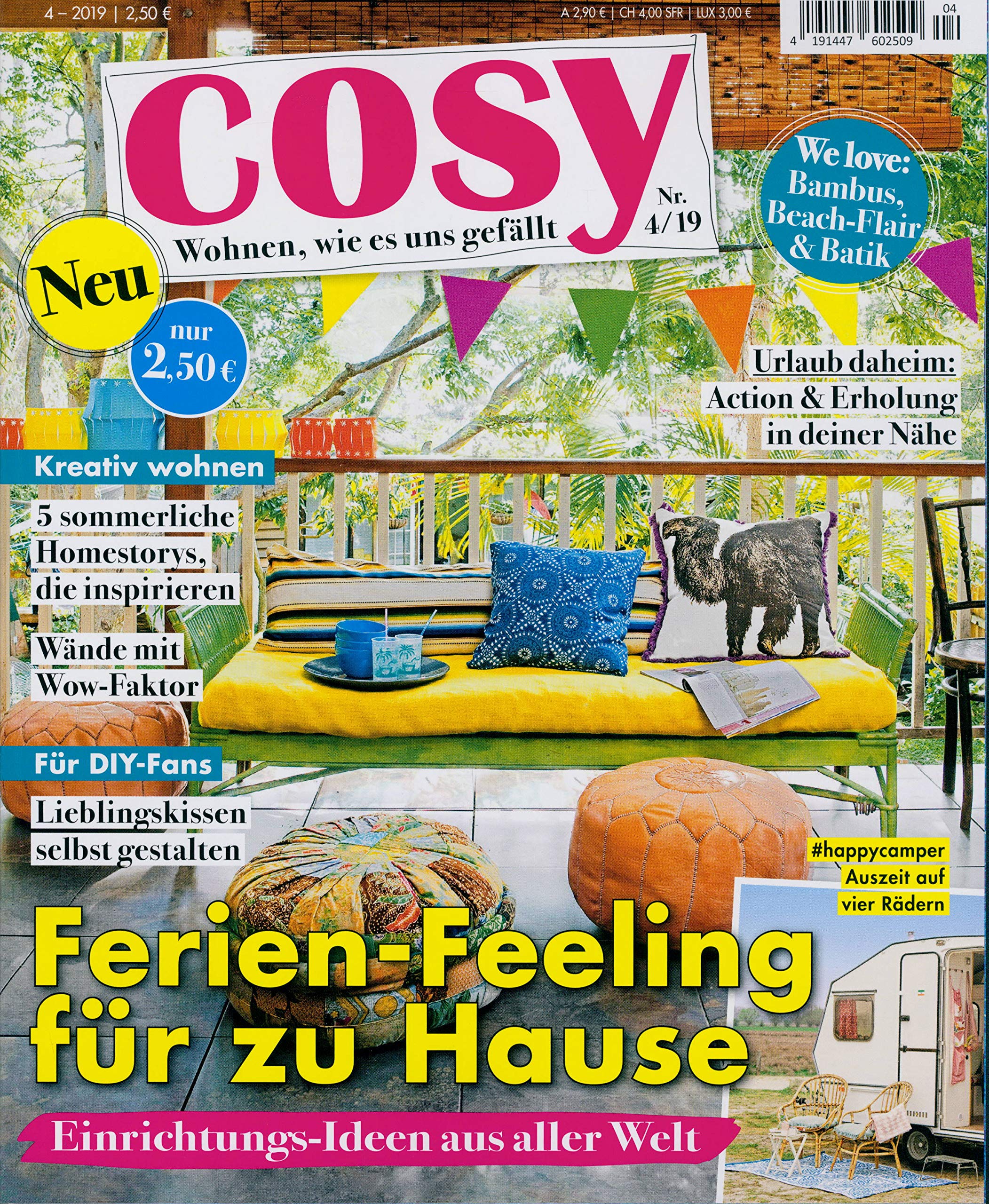 cosy 04/2019 "Ferien-Feeling für zu Hause" Books