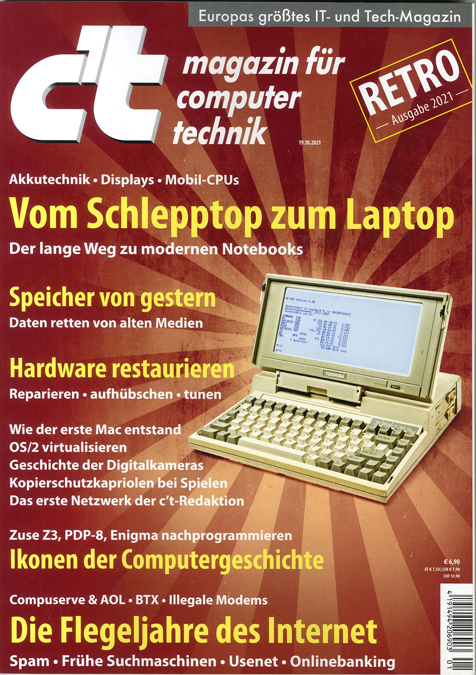 CT MAGAZIN EXTRA 1/2021 "Vom Schlepptop zum Laptop" Computer Science