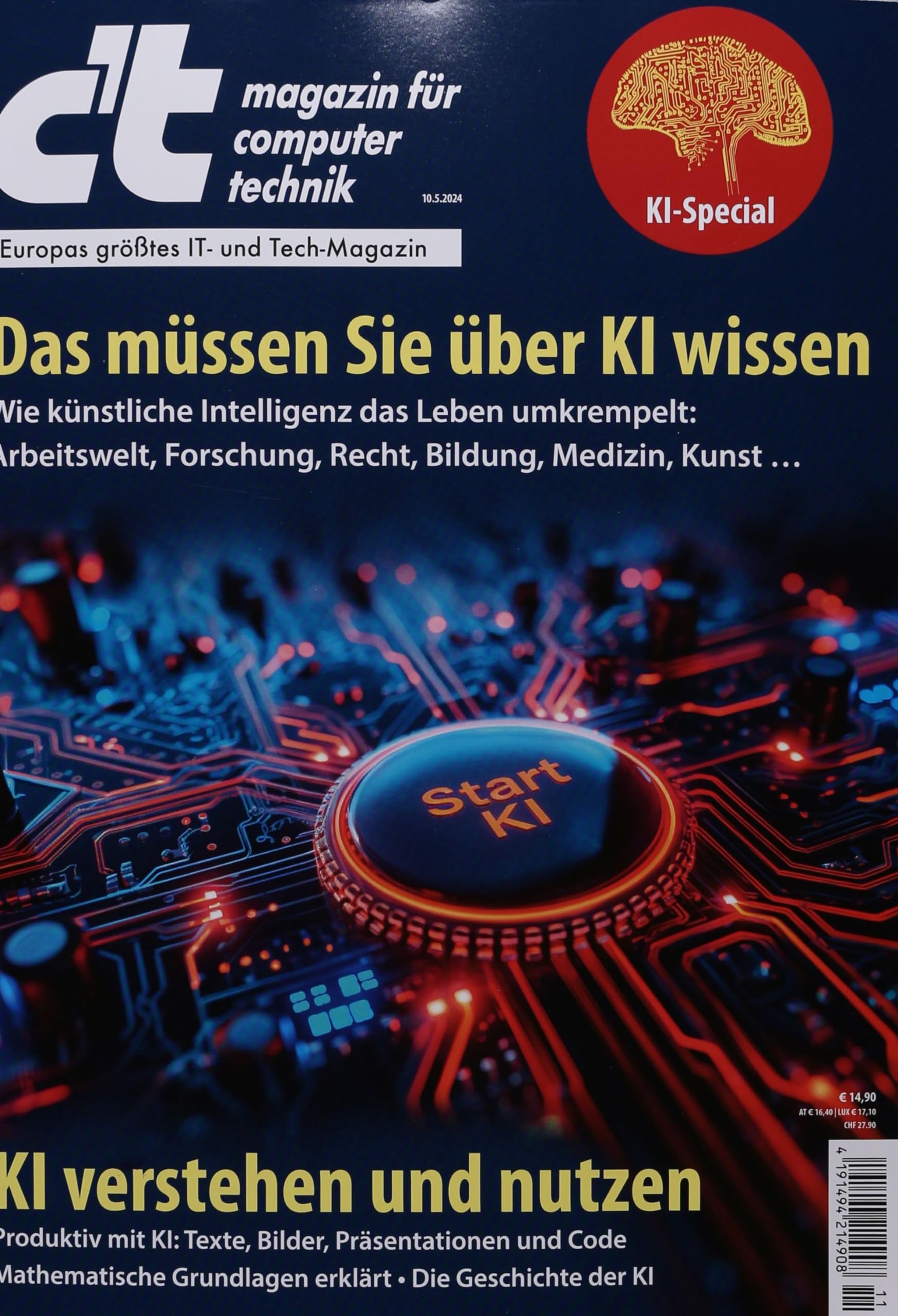 CT MAGAZIN EXTRA 11/2024 "Das müssen Sie über KI wissen" Computer Science