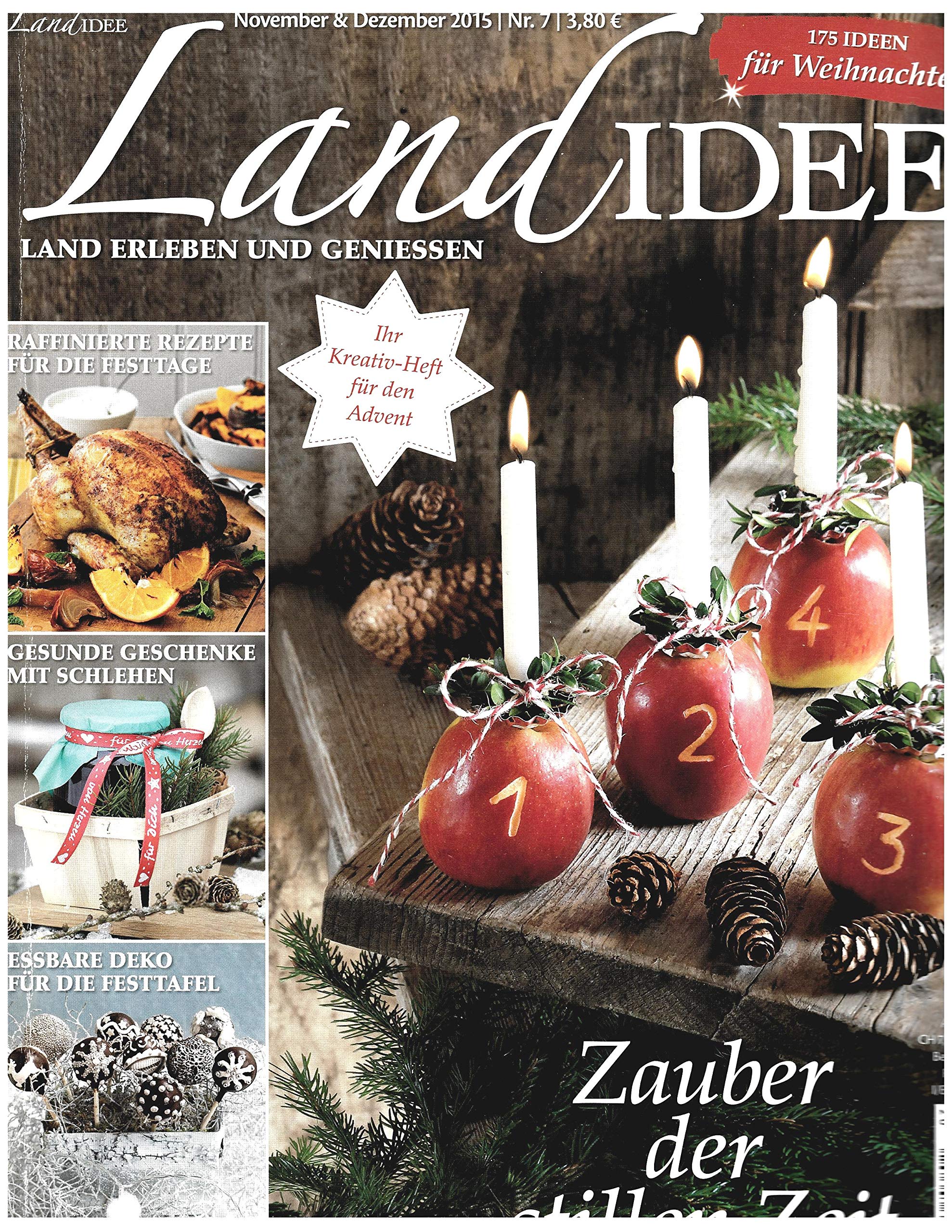 Landidee "Zauber der stillen Zeit" Nr. 7/2015 November & Dezember - 175 IDEEN für Weihnachten Books