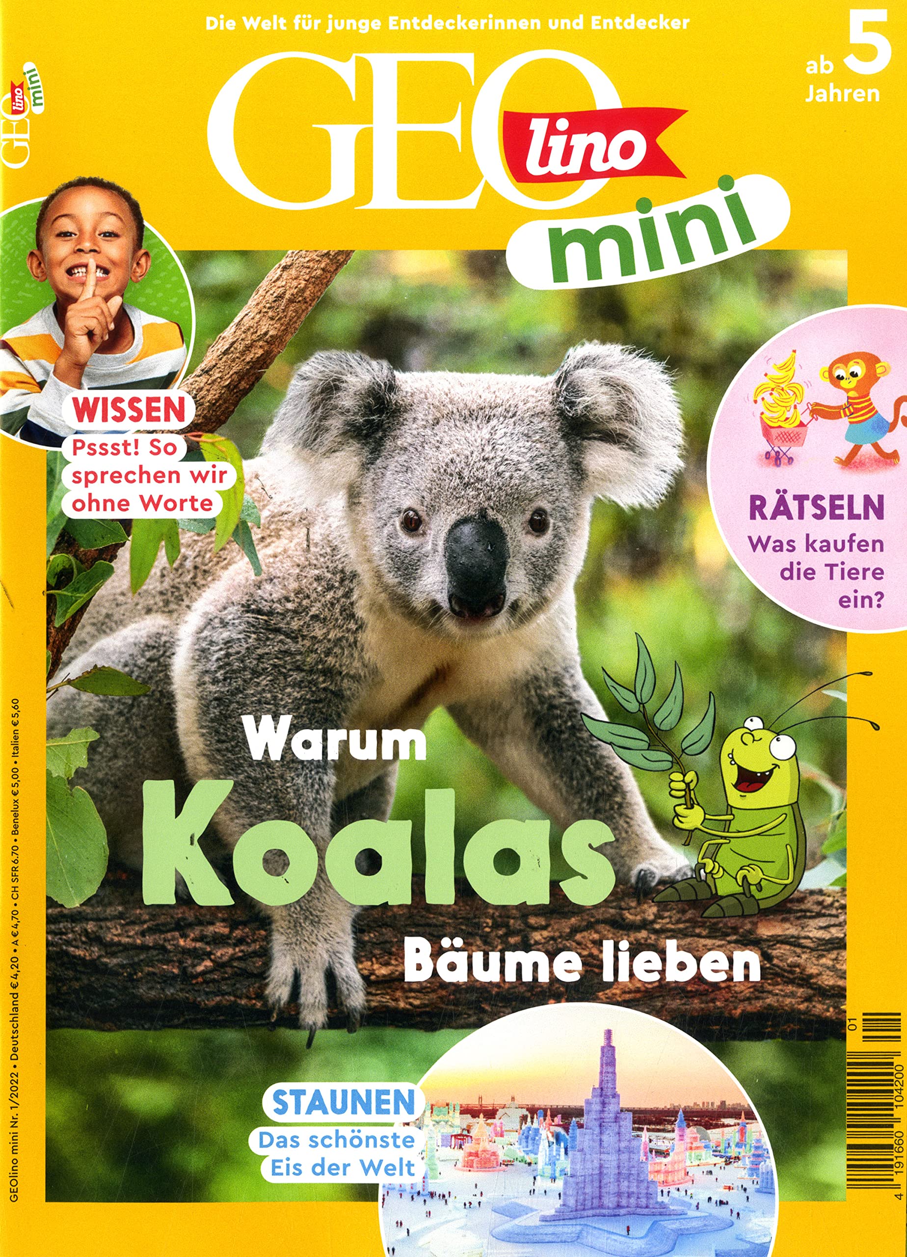 GEOlino mini 1/2022 "Warum Koalas Bäume lieben" Young adult books