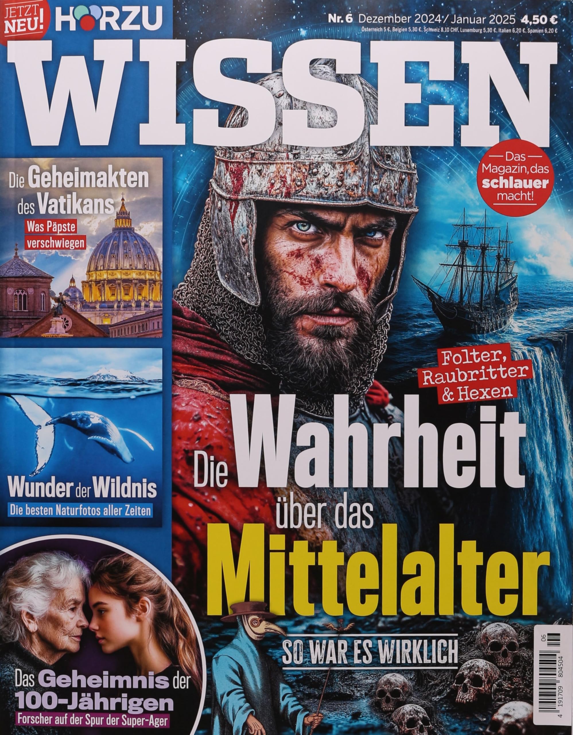 Hörzu Wissen 6/2024 "Die Wahrheit über das Mittelalter" Hobbies & Crafts