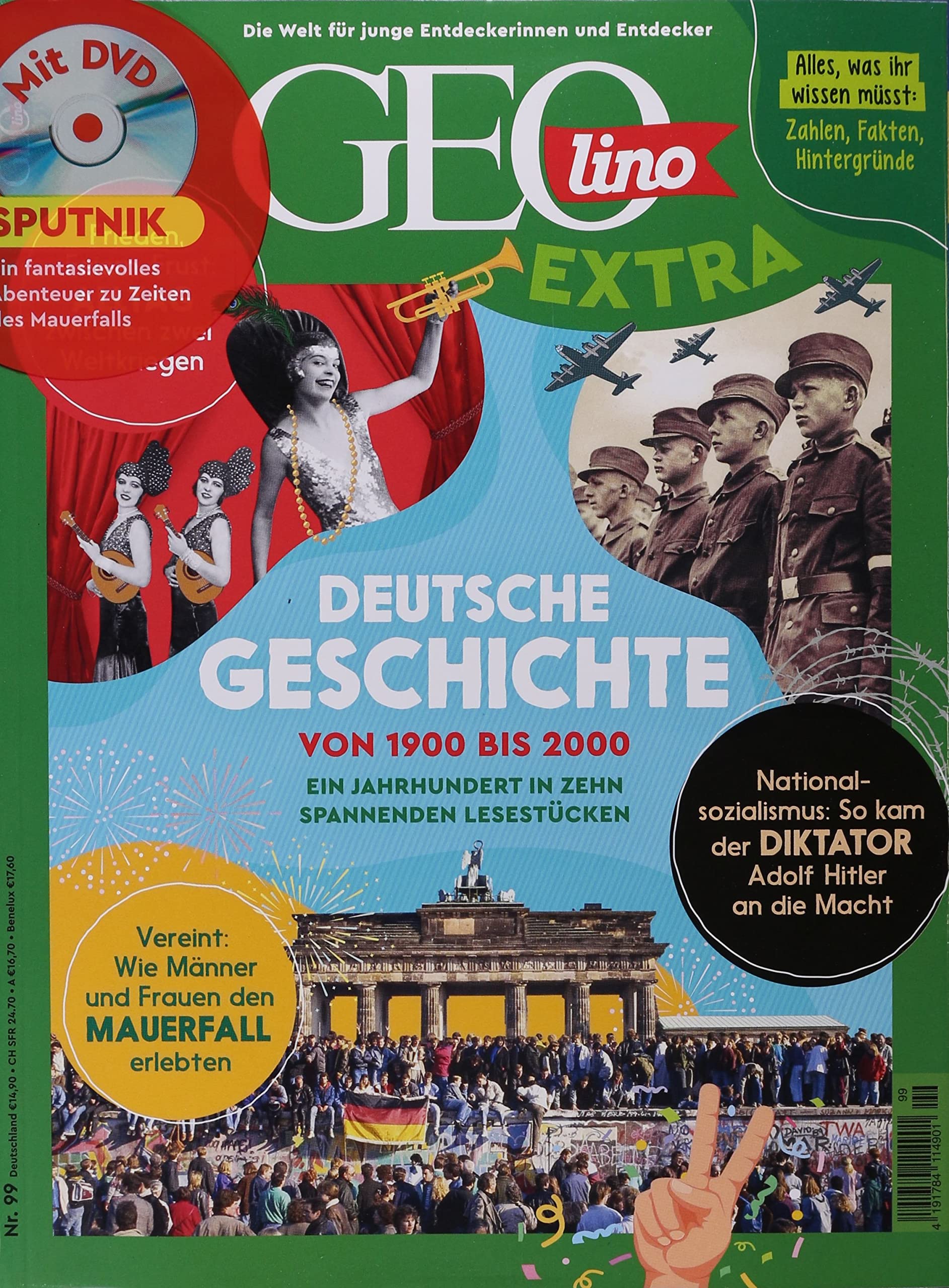 GEOlino Extra mit DVD 99/2023 "Deutsche Geschichte (von 1900 bis 2000)" Young adult books