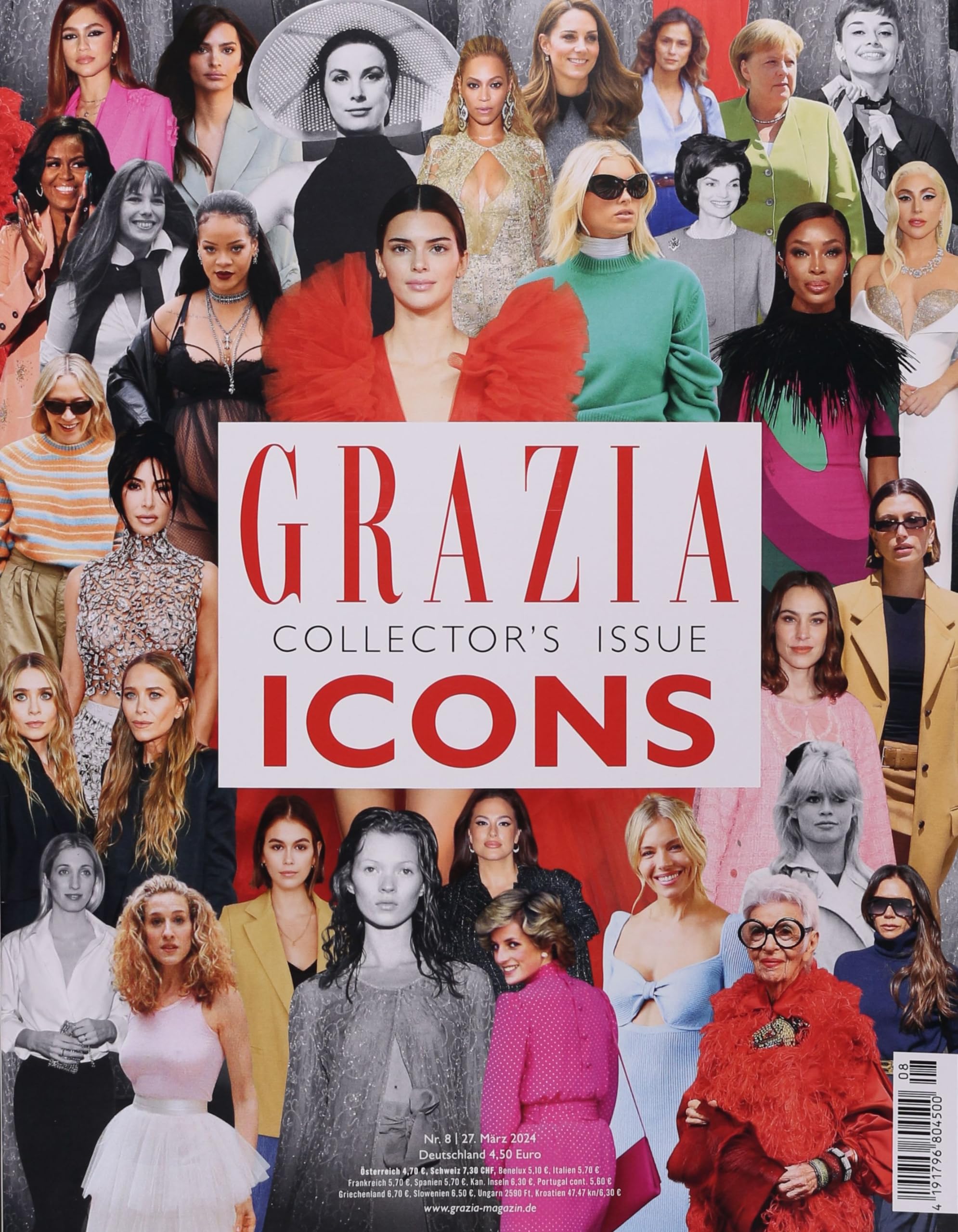 Grazia 8/2024 "Grazia Icons Collector's Issue" Lifestyle