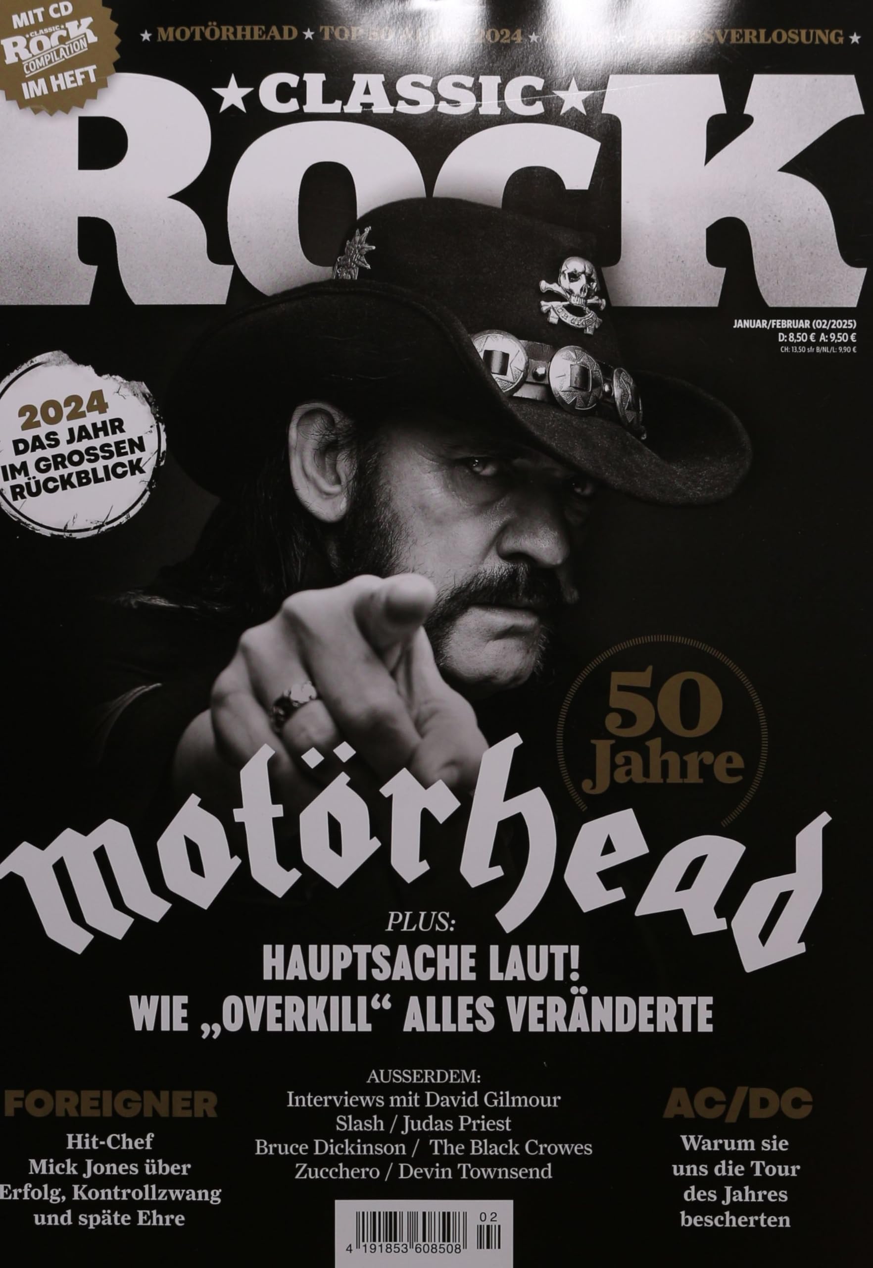 Classic Rock 2/2025 "Motörhead" Hobbies & Crafts