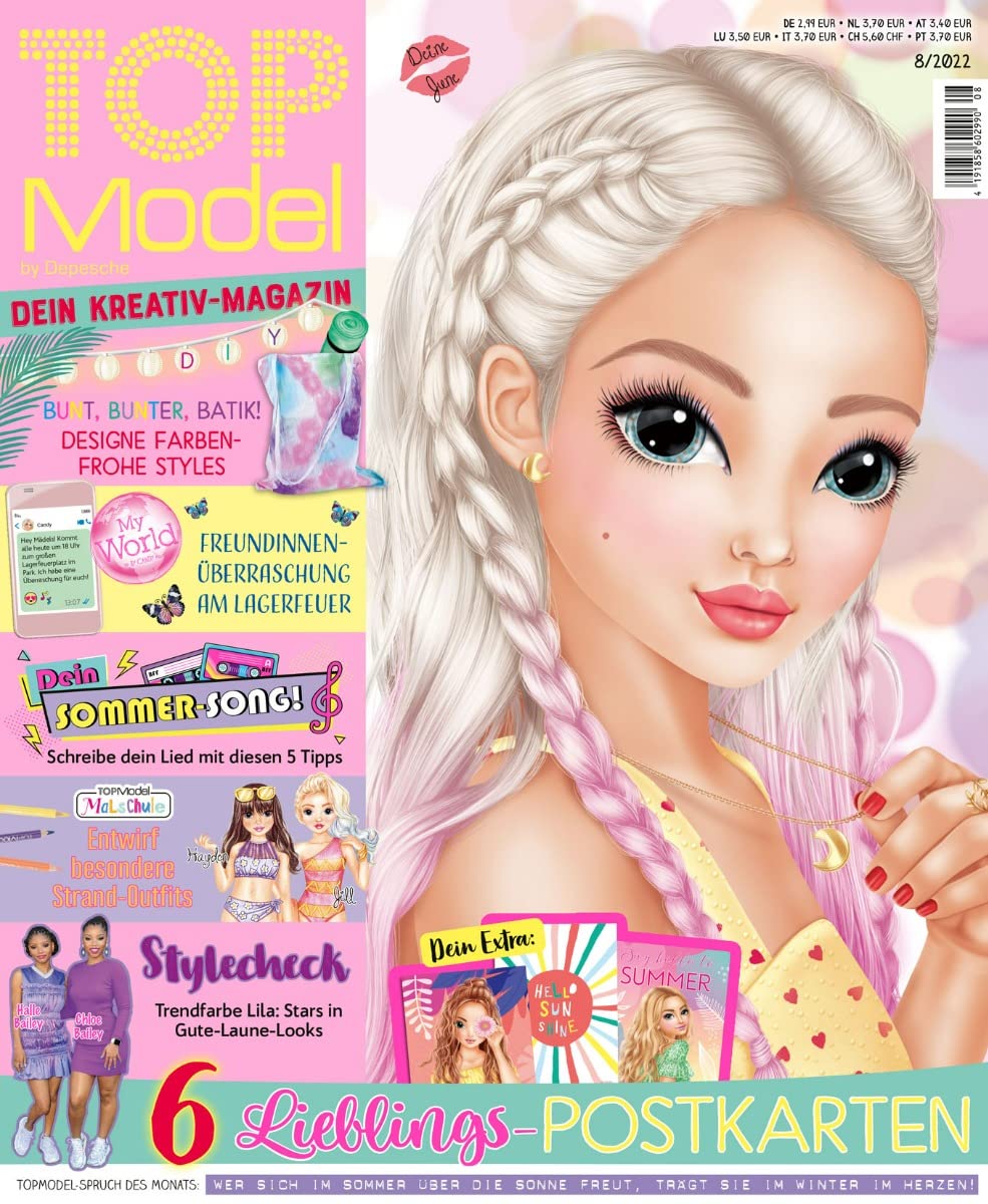 TOPModel Magazin 8/2022 "TOPModel-Postkarten" book