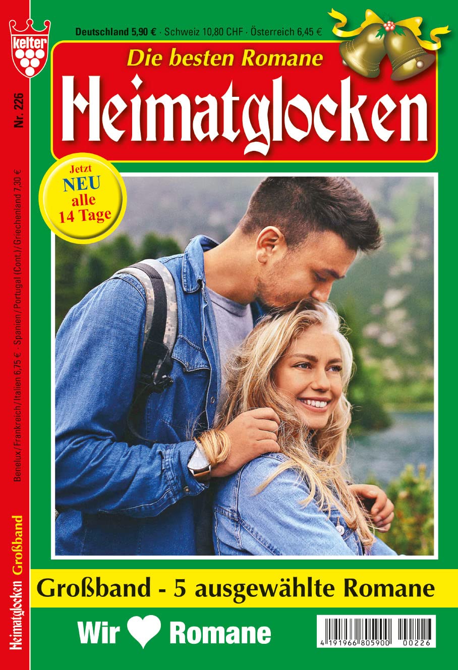 HEIMATGLOCKEN Nr. 226: KELTER Heimatroman/Sammelband, 5 Romane in großer Schrift Books