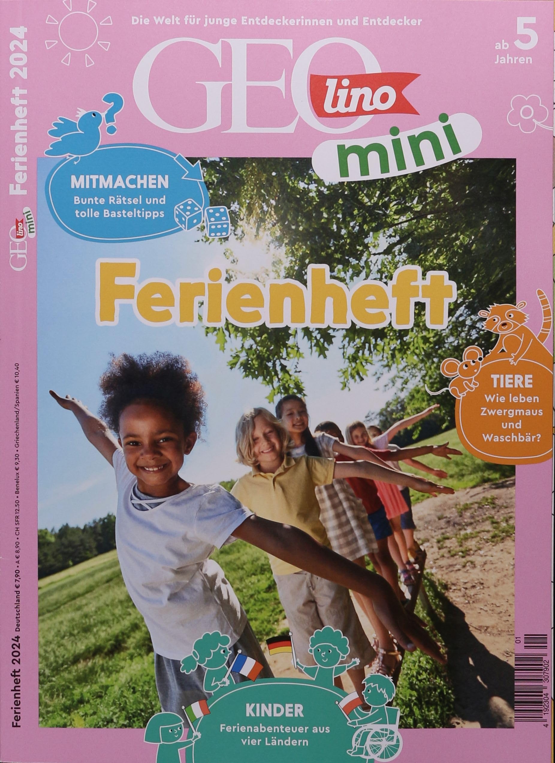 GEOlino mini Ferienheft 1/2024 "Ferienheft 2024" Young adult books