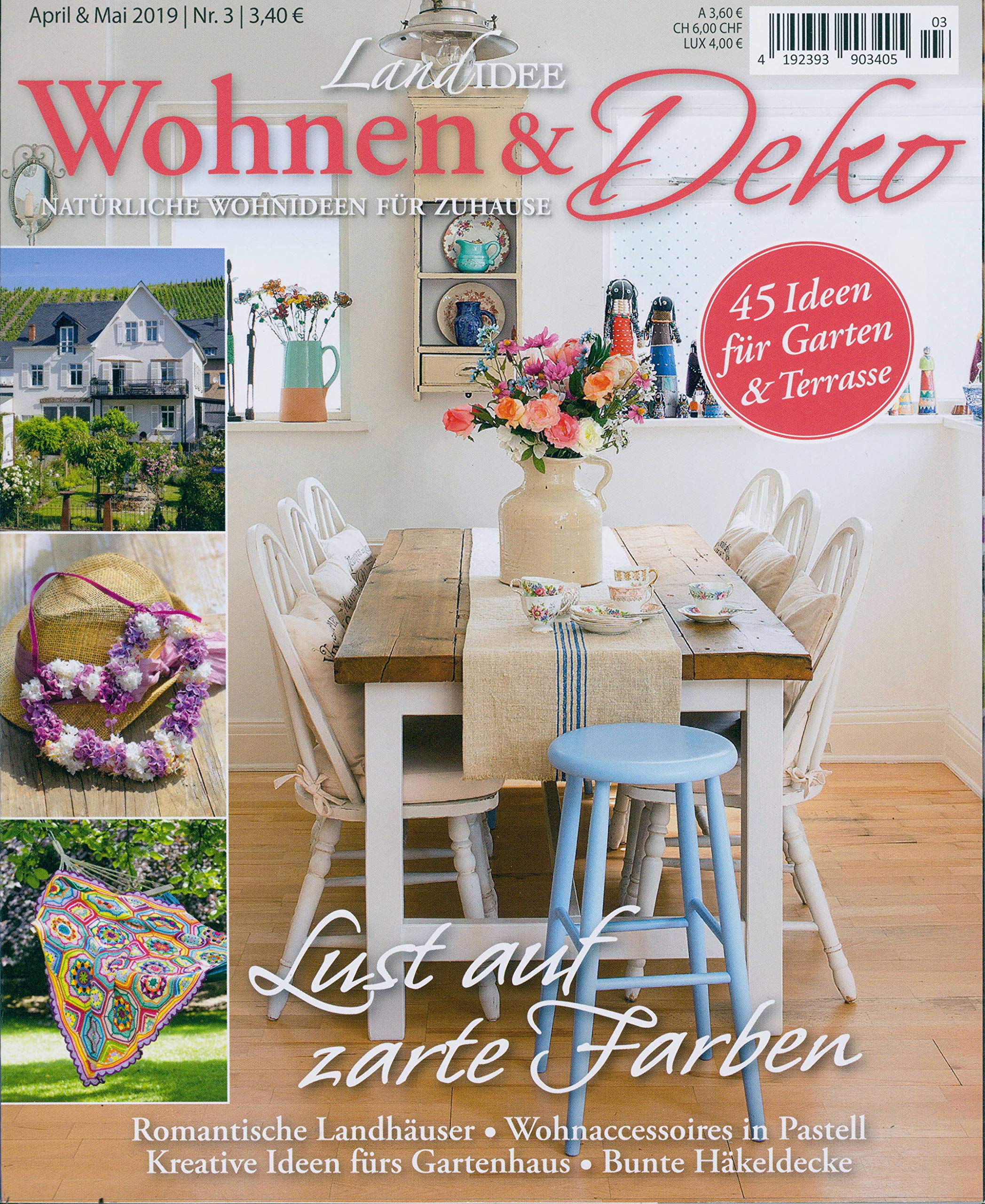Landidee Wohnen & Deko pocket 03/2019 "Lust auf zarte Farben" Books