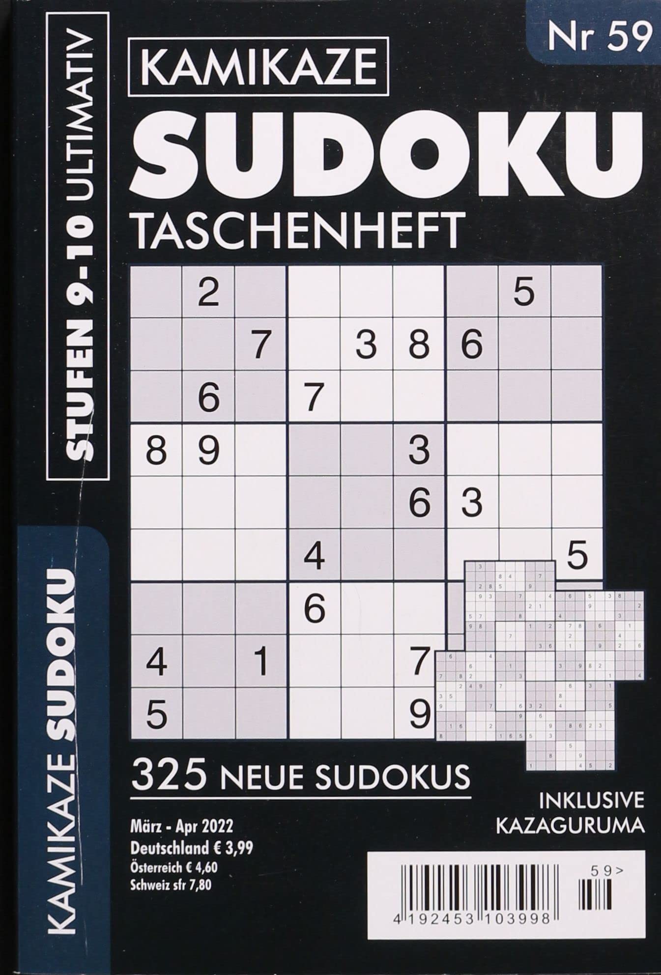KAMIKAZE SUDOKU TH 59/2022 Contemporary literature