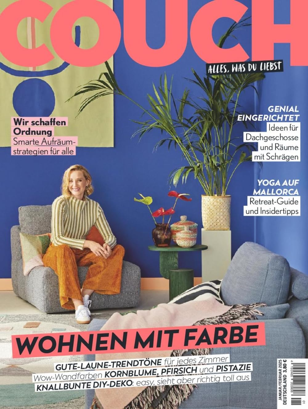 Couch 1/2025 "Wohnen mit Farbe" Contemporary literature Books