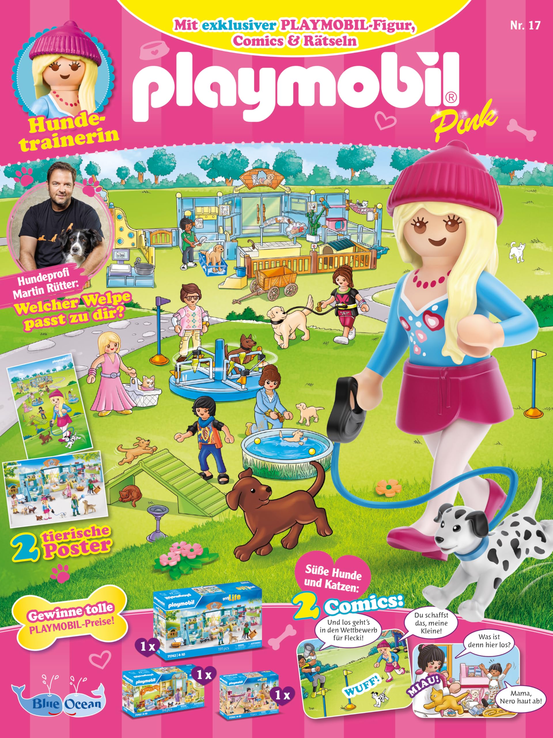 Playmobil Pink 17/2025 "Extra: Hundetrainerin" Young adult books