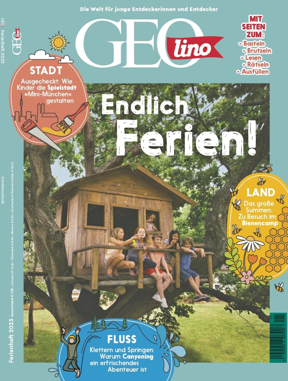 GEOlino Ferienheft 1/2023 "Endlich Ferien - Das Ferienheft 2023" Young adult books