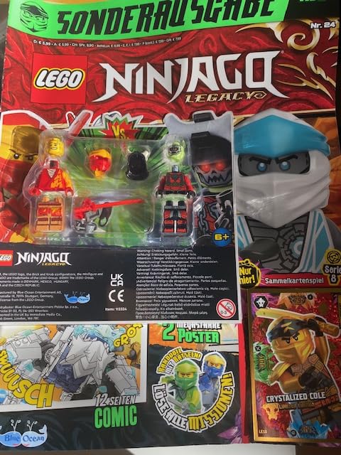Ninjago Legacy Sonderausgabe 24/2023 mit zwei Figuren und Goldkarte book