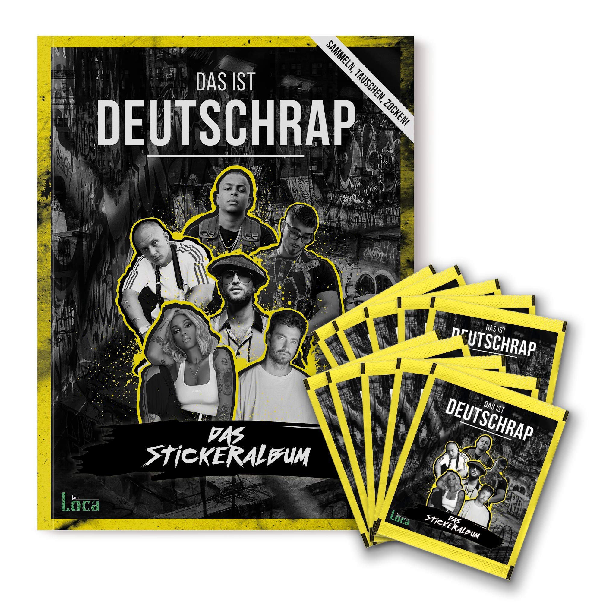Das ist Deutschrap - Bundle (Heft + 10 Stickertüten) | Panini Sticker- & Sammelalbum Books