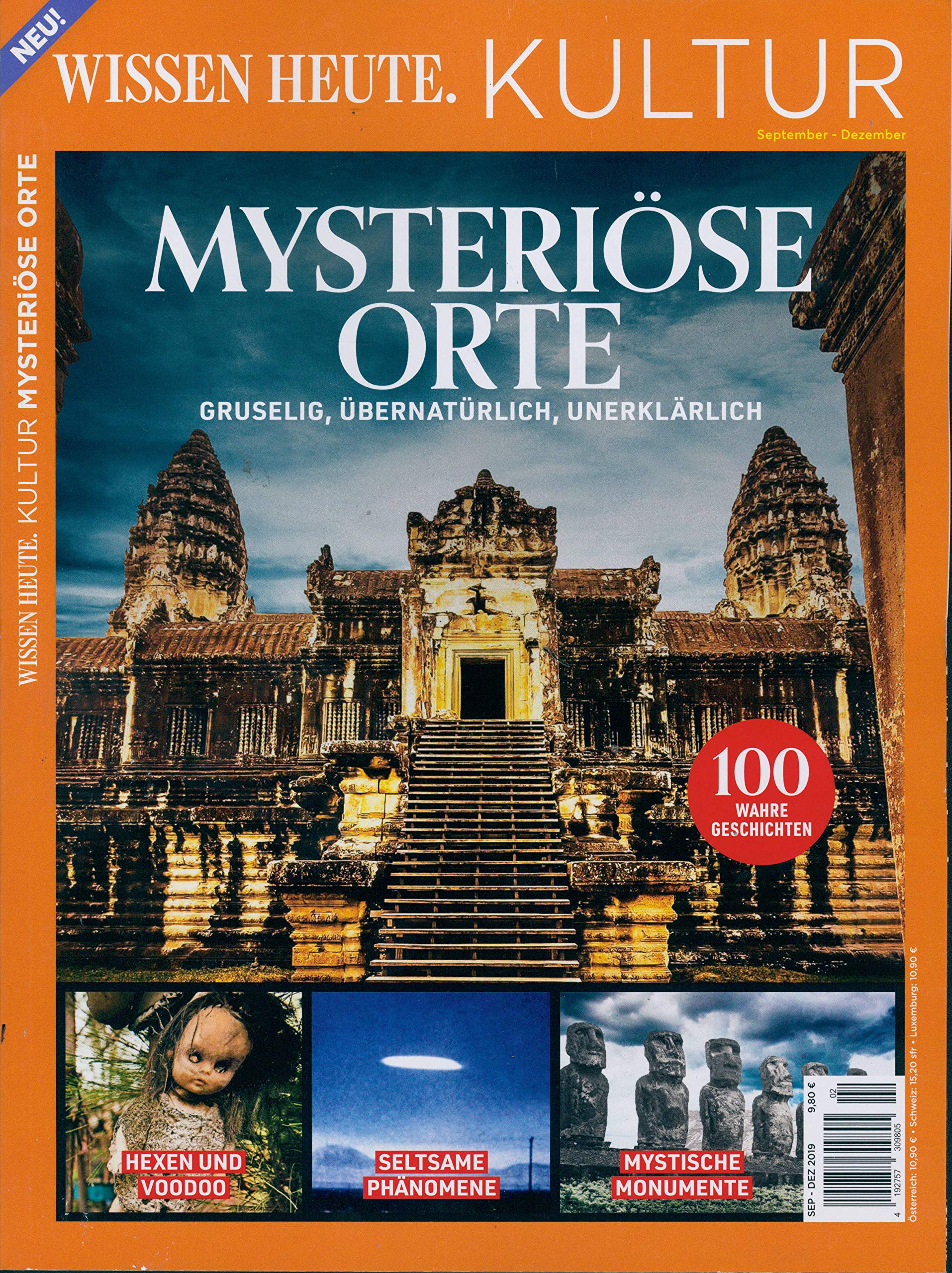 Wissen Heute Kultur 01/2019 "Mysteriöse Orte" Books