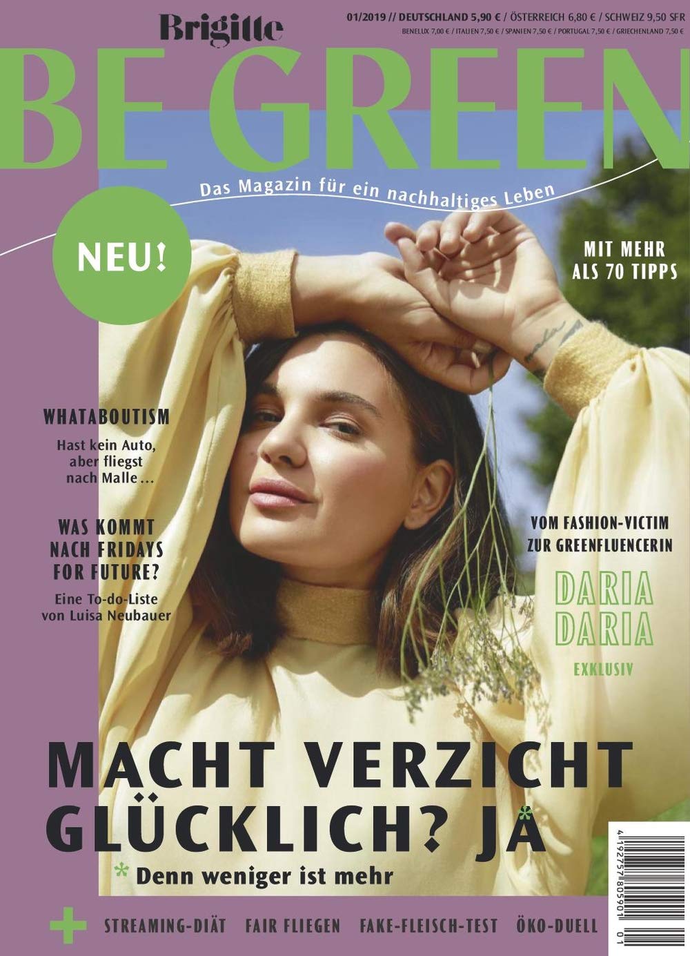 Brigitte BE GREEN 01/2019 "Macht Verzicht glücklich?" Books