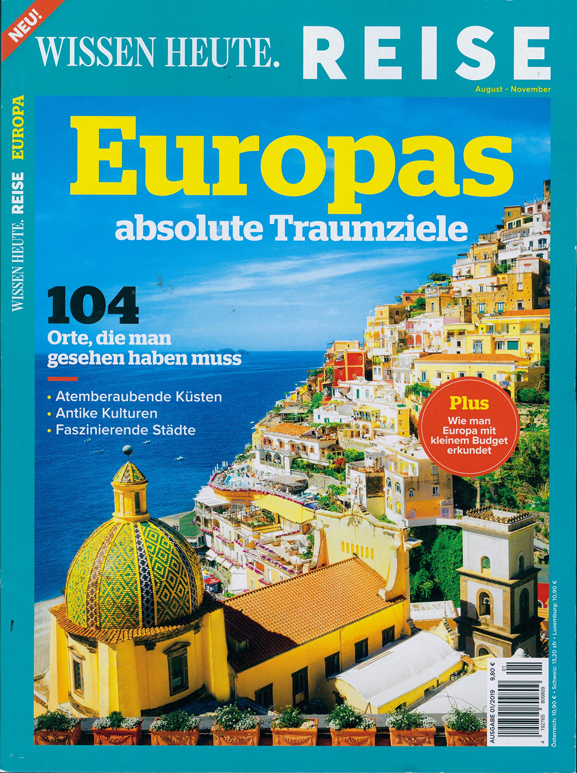 Wissen Heute Reise 01/2019 "Europas Traumziele" Books