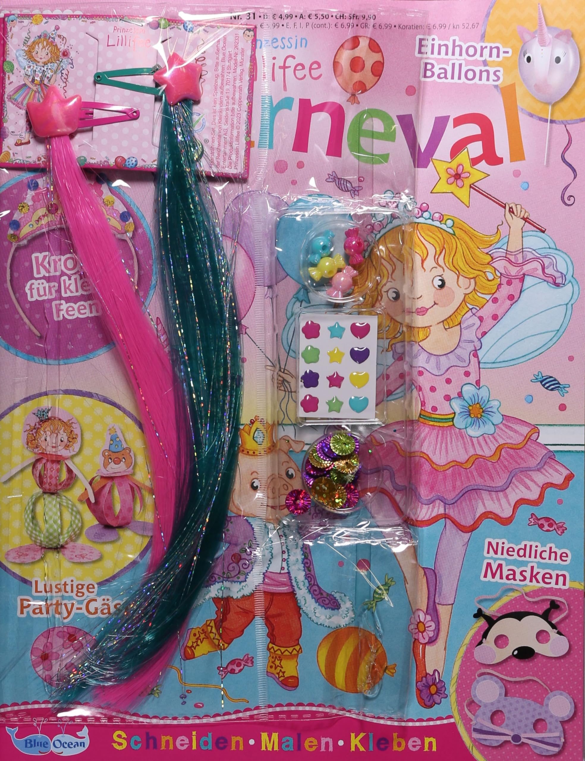 Prinzessin Lillifee Baste 31/2024 "Extra: Karneval-Box" Young adult books