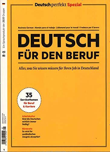 Deutsch Perfekt Spezial 10/2019 "Deutsch für den Beruf" Books
