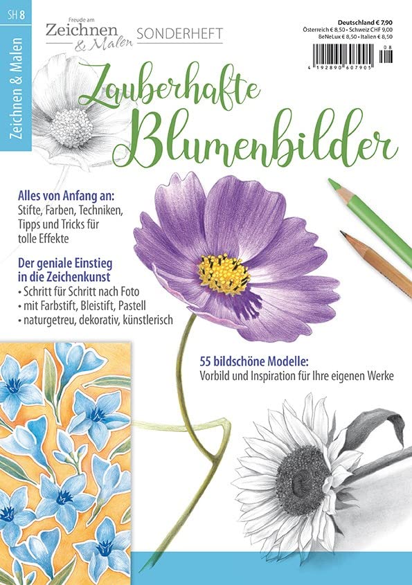 Freude am Zeichnen SH 8/2020 "Zauberhafte Blumenbilder" Parents & Children