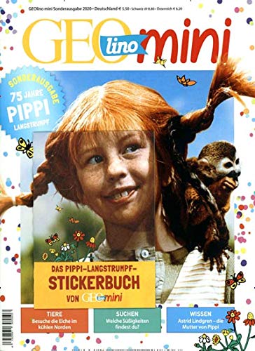 GEOlino mini Sonderheft 1/2020 "75. Jubiläum Pippi Langstrumpf" Young adult books