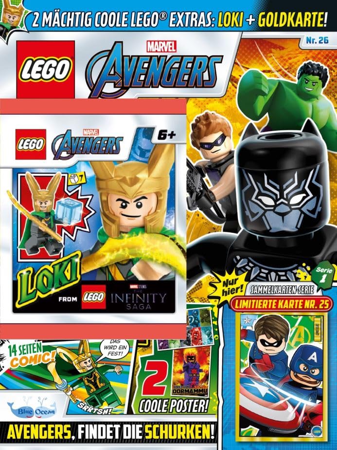 LEGO Marvel Avengers 26/2024 "Extra: Loki + Goldkarte" Young adult books