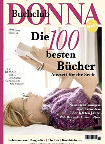 Donna Buchclub 1/2020 "Die 100 besten Bücher" Contemporary literature