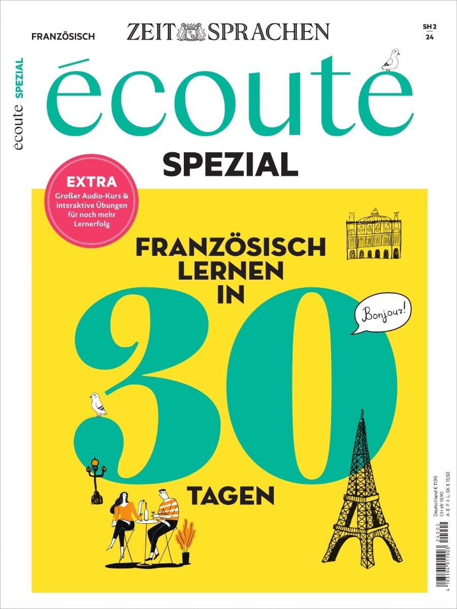 ECOUTE Spezial 2/2024 "Französisch lernen in 30 Tagen / Extra: Audiokurs & Übungen" Hobbies & Crafts