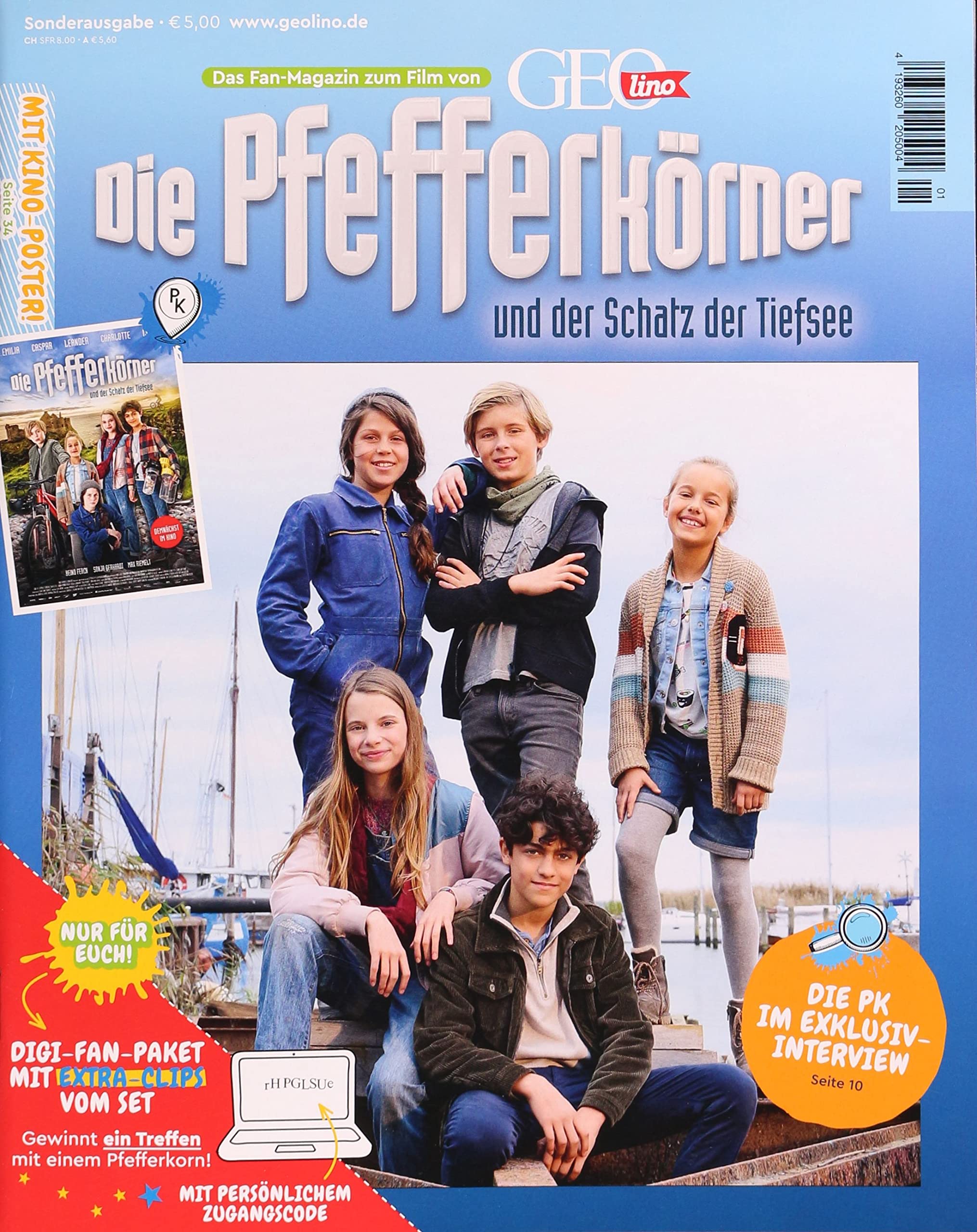 GEOlino SH Pfefferkörner 1/2021 "Die Pfefferkörner und der Schatz der Tiefsee" Young adult books