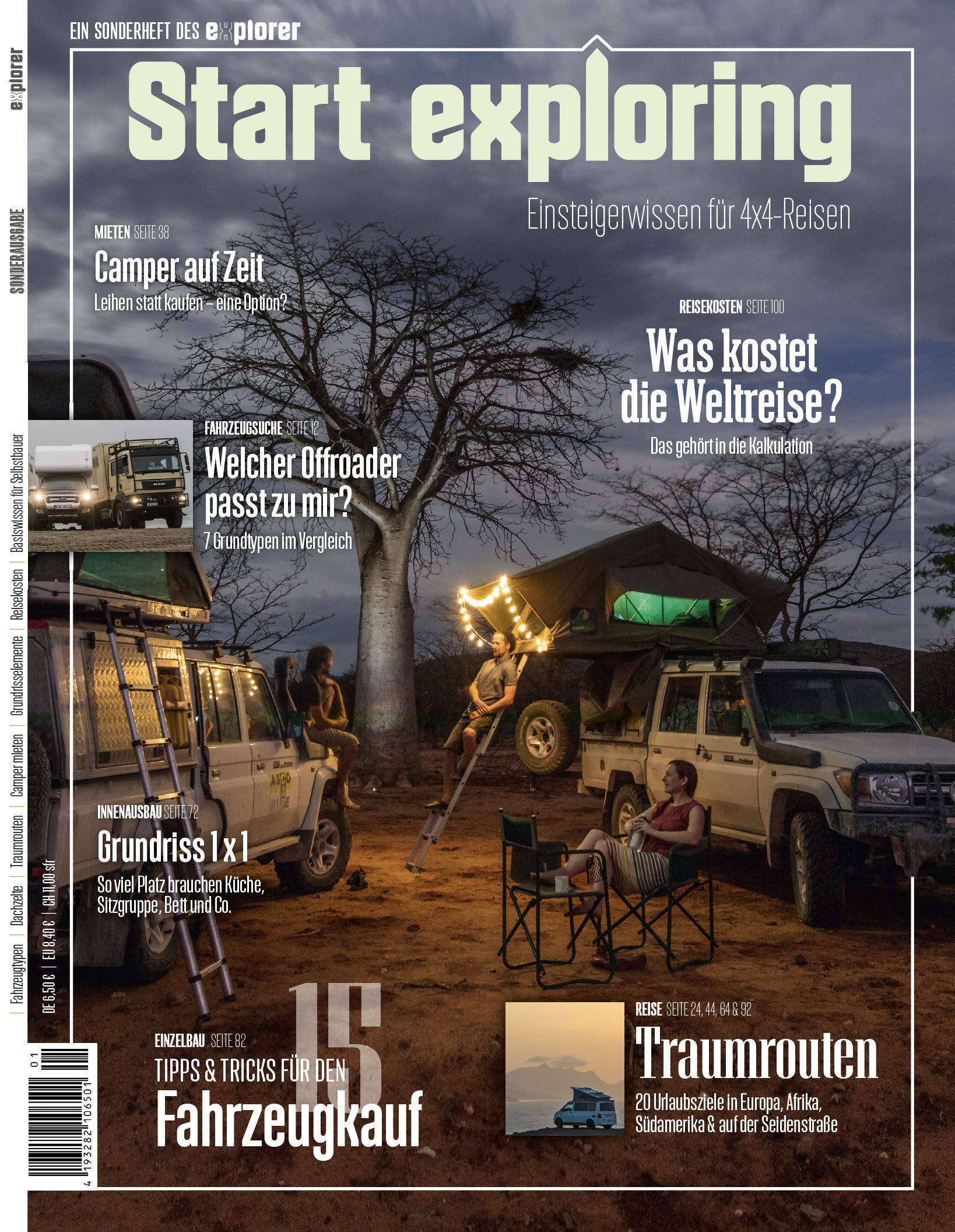 Start exploring: Einsteigerwissen für 4x4-Reisen (Ausgabe: 01-2021) Books