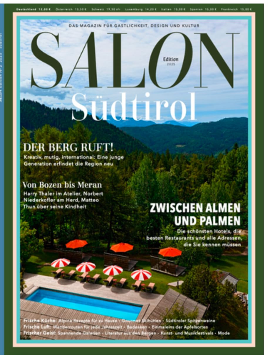 SALON Südtirol Magazin, Edition 2025, Das Magazin für Gastlichkeit, Design und Kultur Books