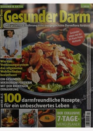 Gesund & Aktiv 1/2025 "Gesunder Darm" Parents & Children