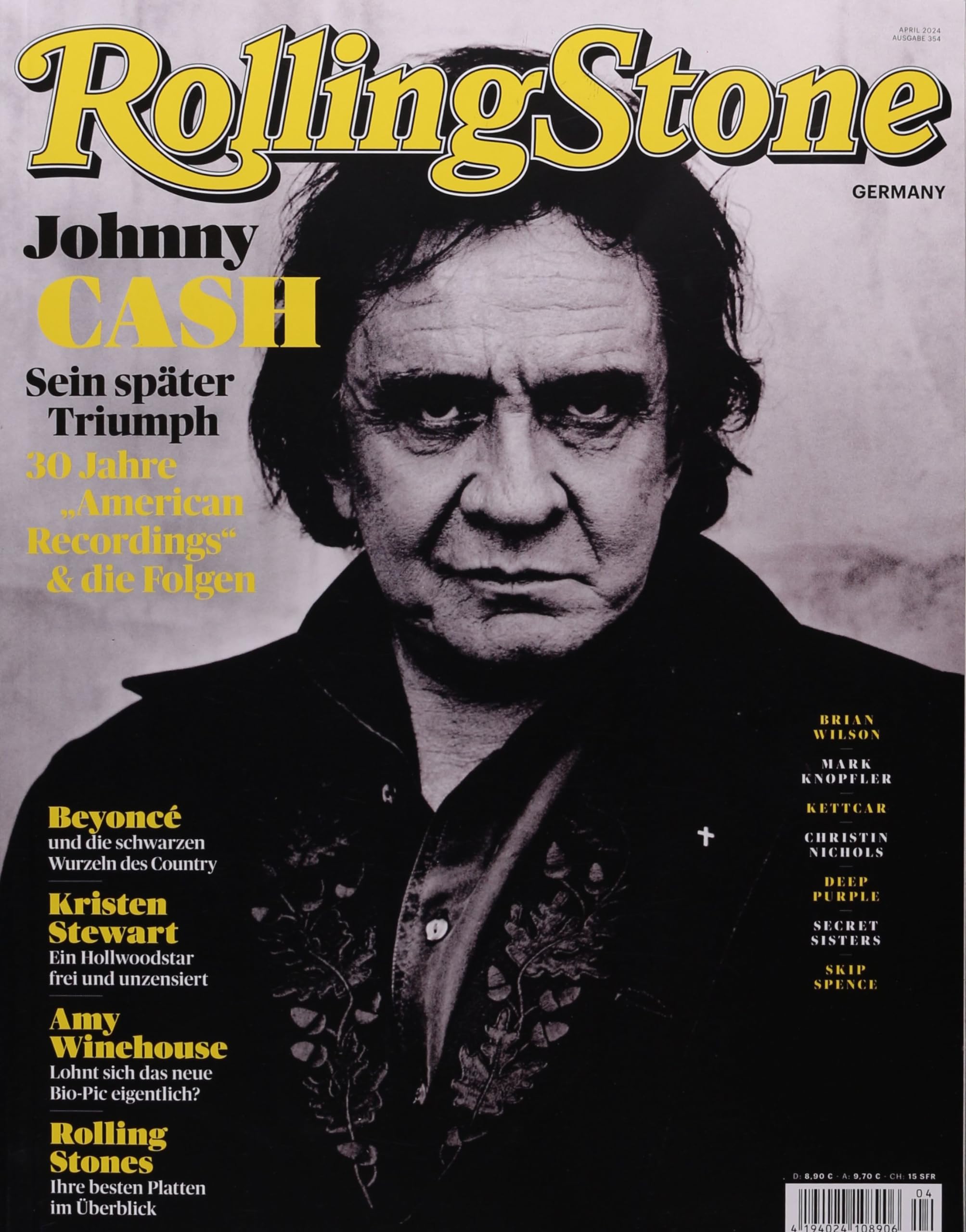 Product Image: Rolling Stone 4/2024 "Johnny Cash"