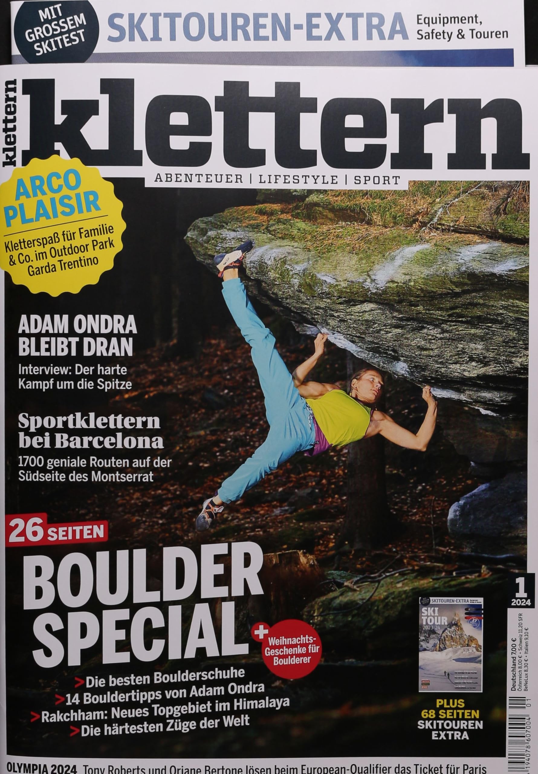 Klettern 1/2024 "Boulder Special" Leisure & Fun